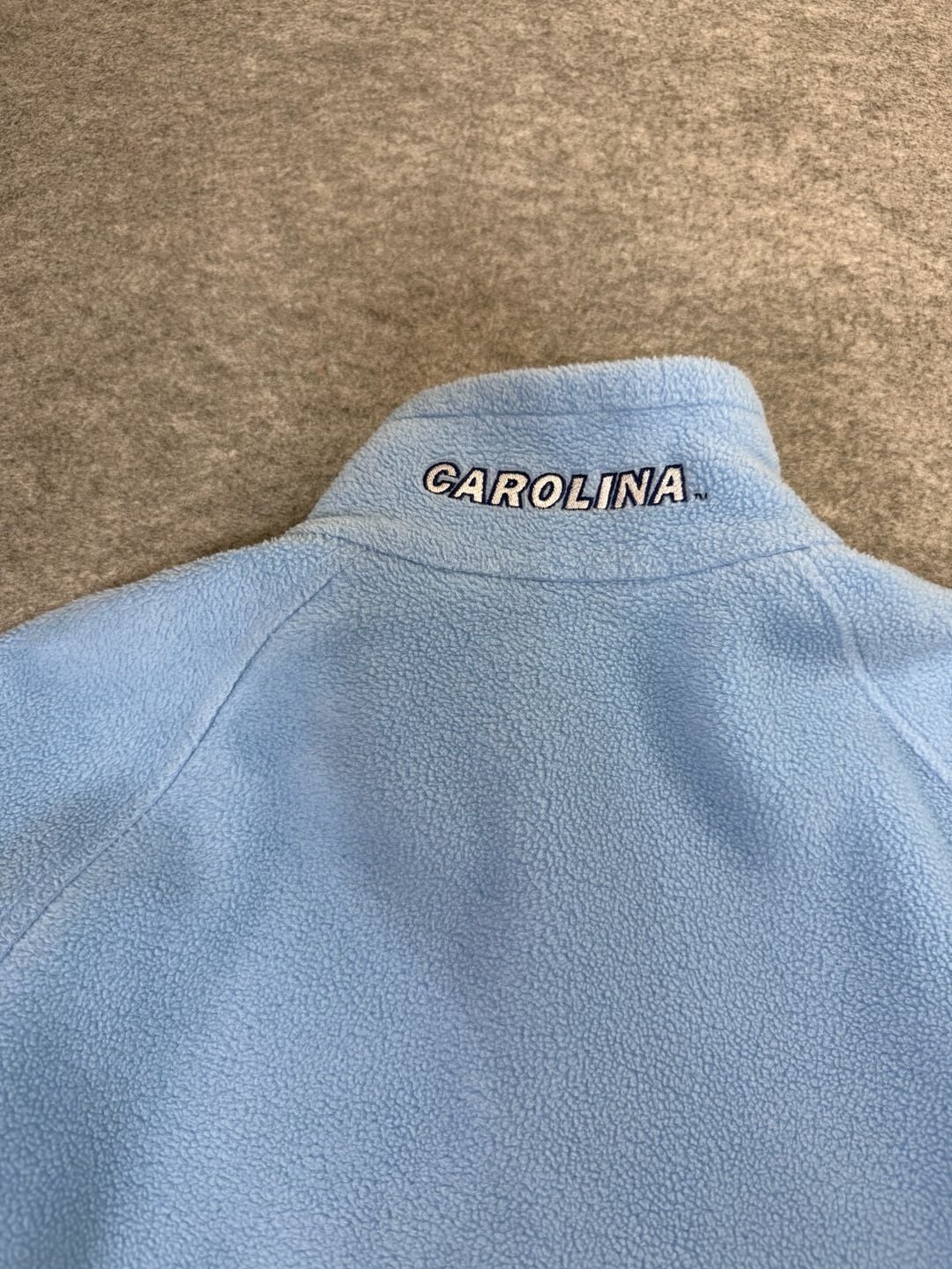 Columbia North Carolina Tar Heels Fleece Jacket Size S Blue Full-Zip 6