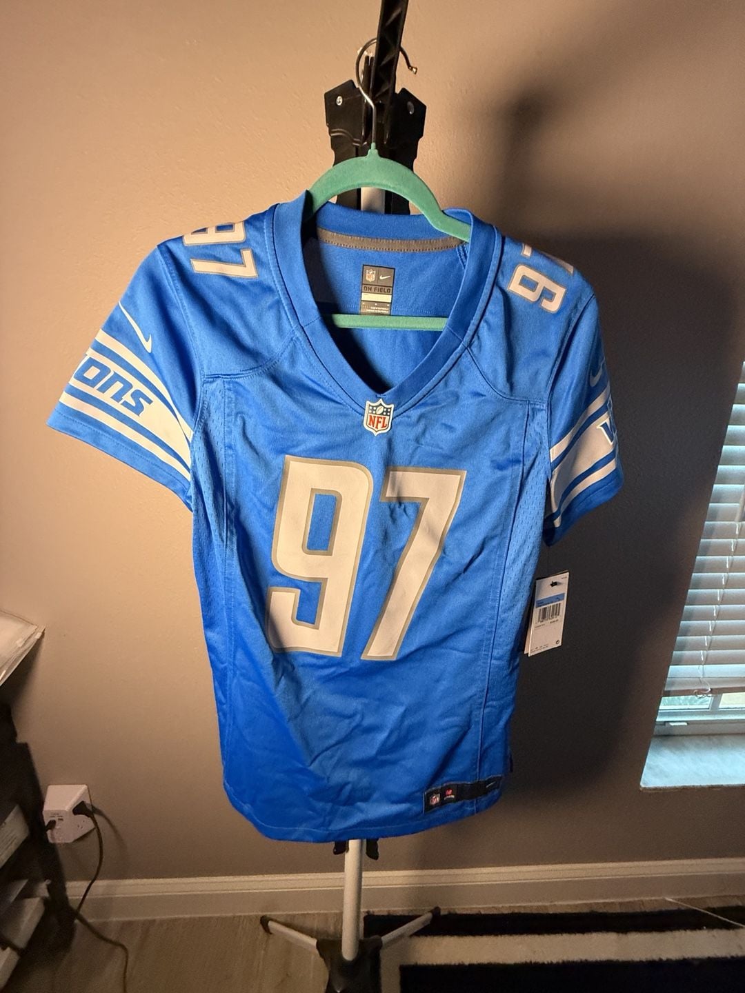Nike NFL Detroit Lions 97 Jersey Size M 8