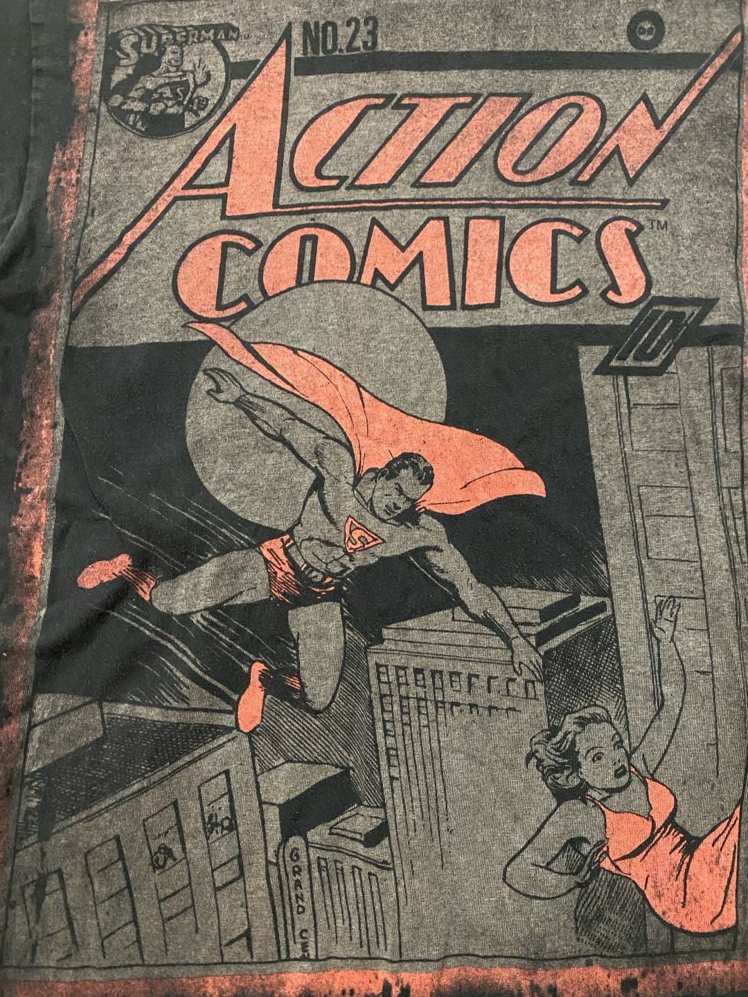 DC Comics Superman Action Comics No. 23 T-Shirt Size M Black 4