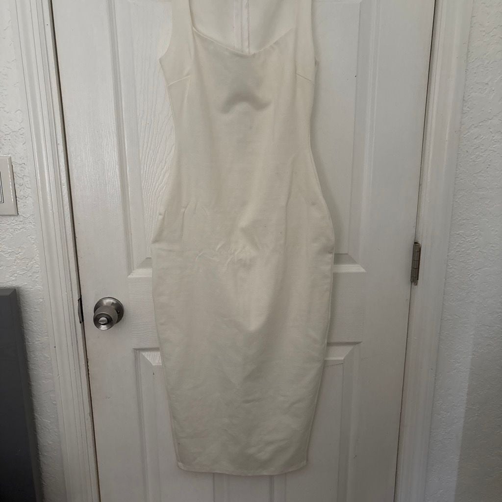 House of CB Midi Dress White 2