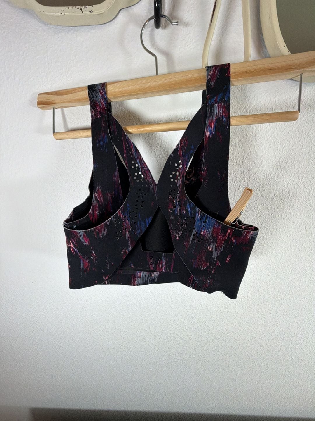 Victoria's Secret Sport Angel Max Sports Bra Size 32DD Black Multicolor 5