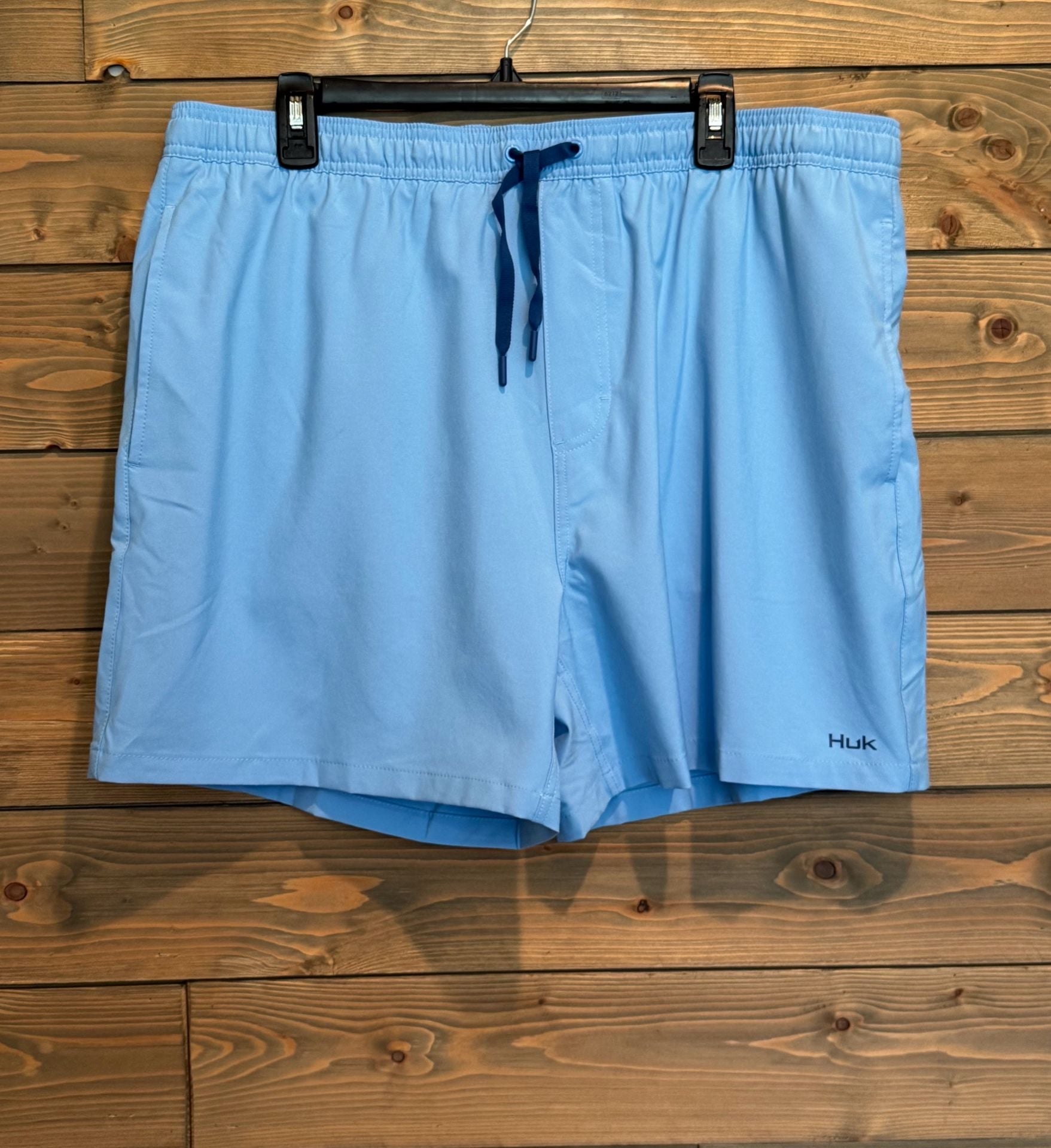 Huk Pursuit Volley Shorts XXL Light Blue Performance Swim Trunks 2