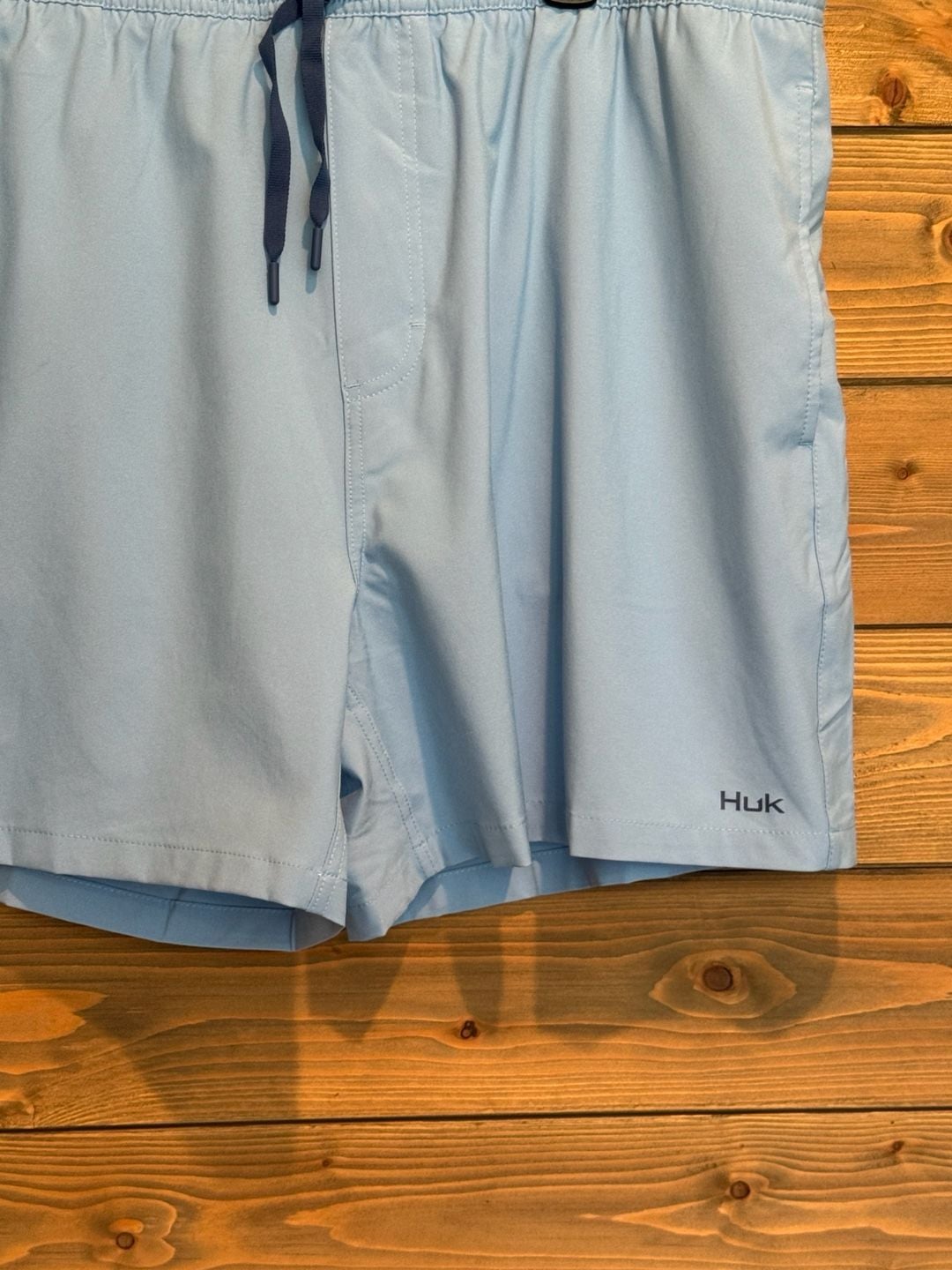 Huk Pursuit Volley Shorts XXL Light Blue Performance Swim Trunks 3