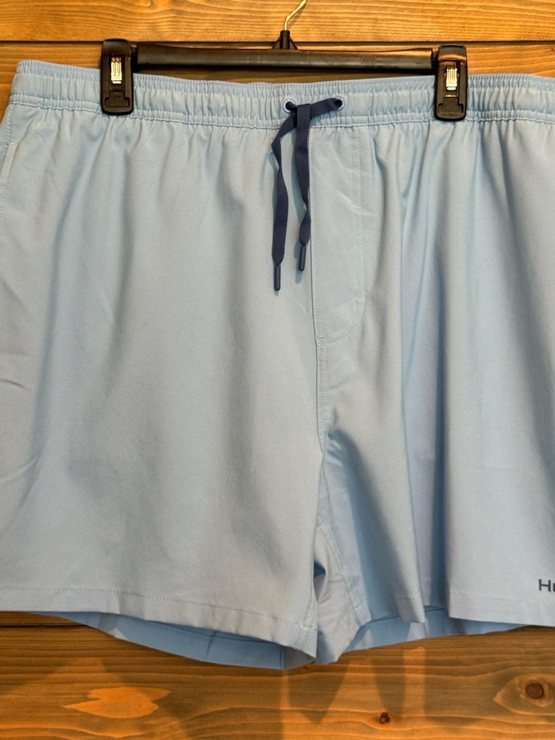 Huk Pursuit Volley Shorts XXL Light Blue Performance Swim Trunks 4