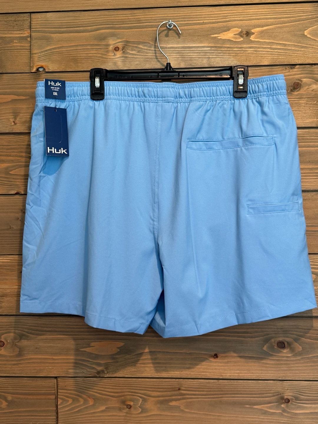 Huk Pursuit Volley Shorts XXL Light Blue Performance Swim Trunks 7
