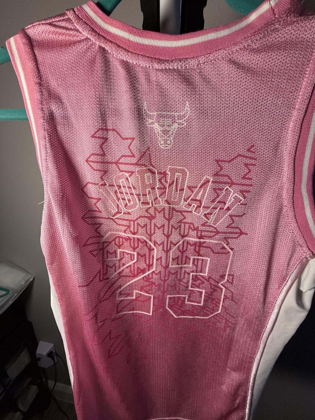 Adidas NBA 4 Her Chicago Bulls Jordan 23 Jersey Size S Pink 8
