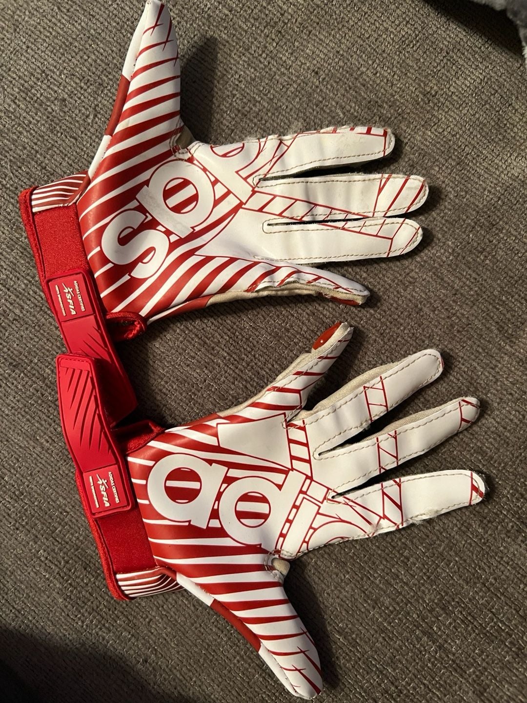 adidas Youth Filthy Quick 4.0 Receiver Football Gloves 2