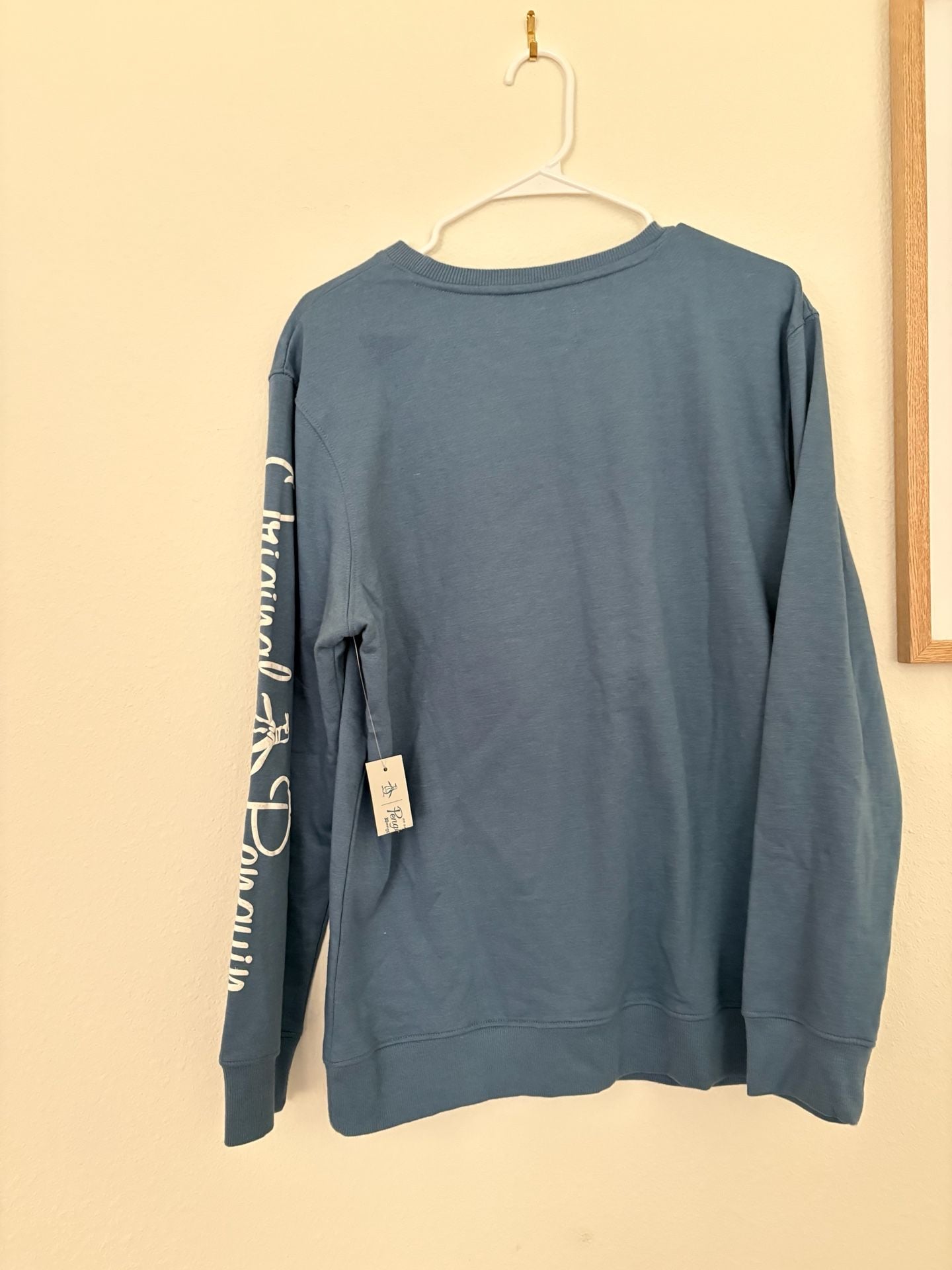Original Penguin Sweatshirt Size M Copen Blue Sleeve Logo 8
