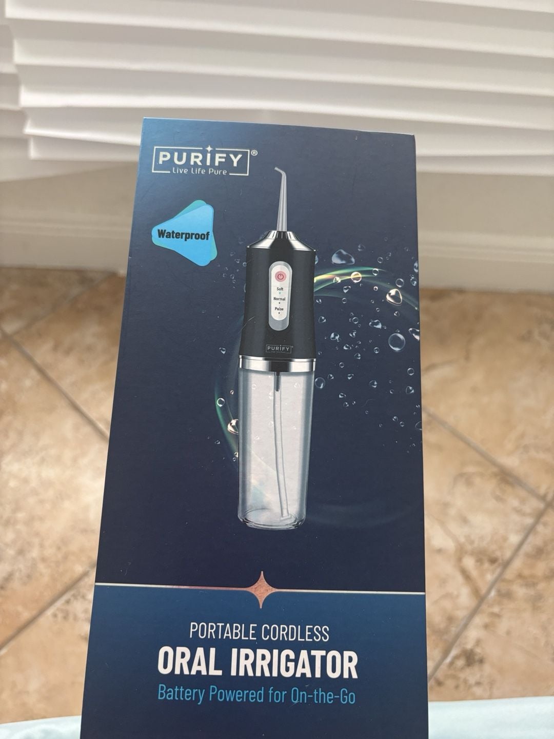 Purify Portable Cordless Oral Irrigator 1