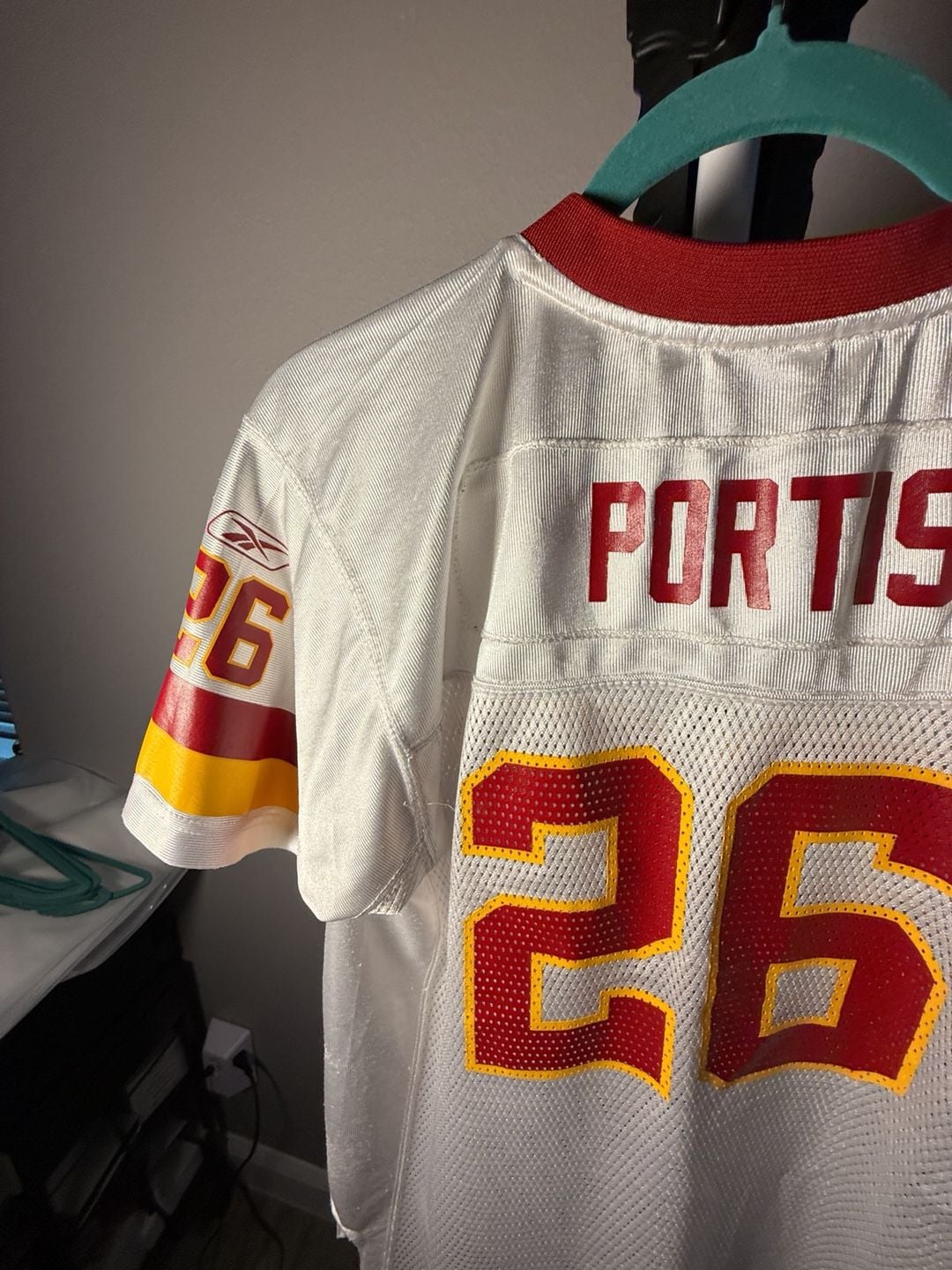 Reebok Washington Redskins Clinton Portis 26 Jersey XL White NFL 10