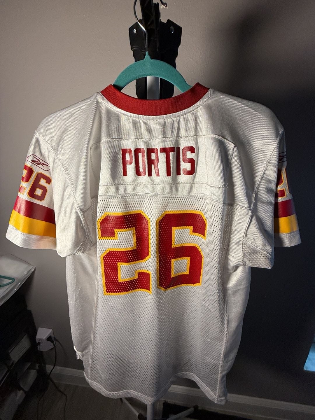 Reebok Washington Redskins Clinton Portis 26 Jersey XL White NFL 11