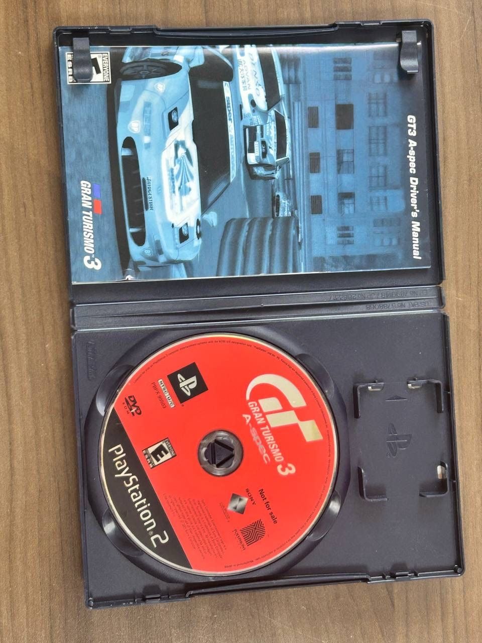 Gran Turismo 3 A-spec PS2 PlayStation 2 Not for Sale Disc Case Manual CIB 2