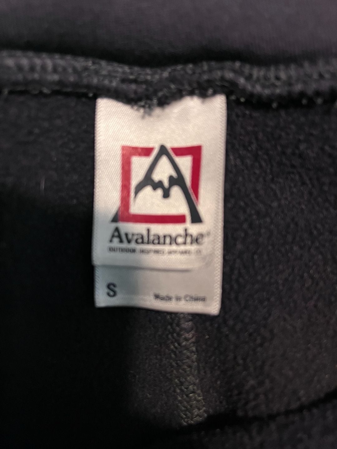 Avalanche Fleece Leggings Size S Black Performance 5