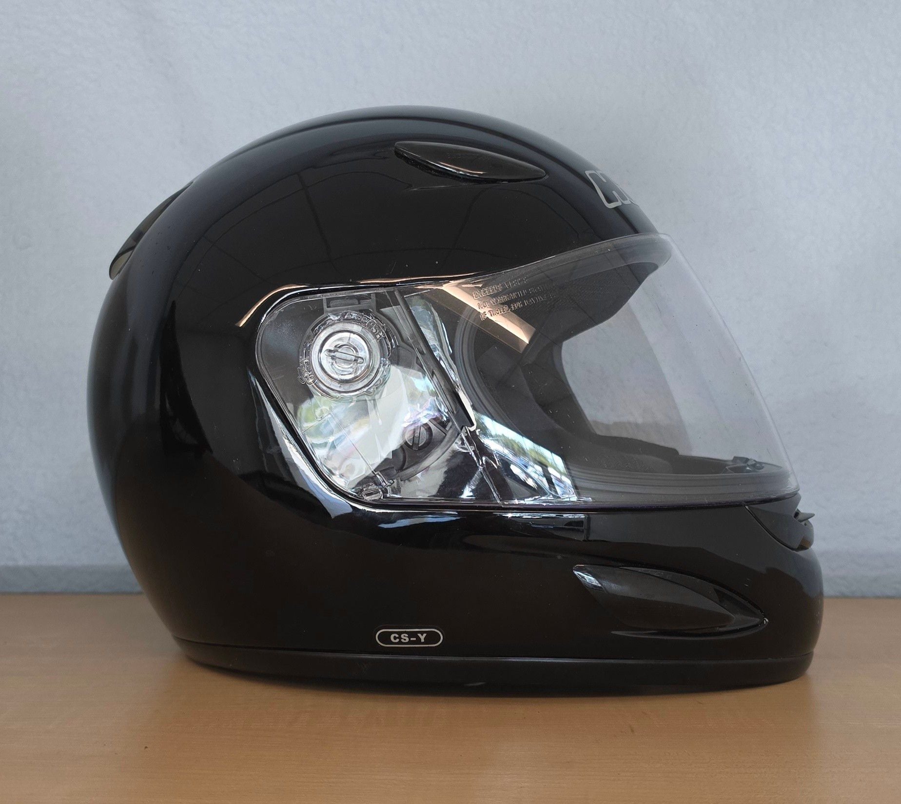 HJC CS-Y Youth S/M Full Face Motorcycle Helmet Black 6
