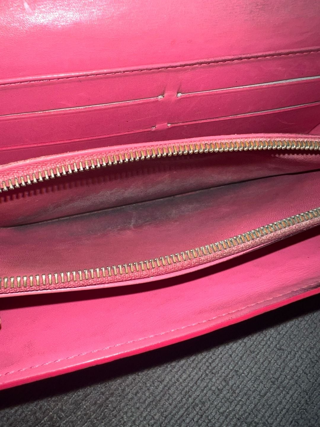 Louis Vuitton Monogram Vernis Sarah Wallet Red Patent Leather 10