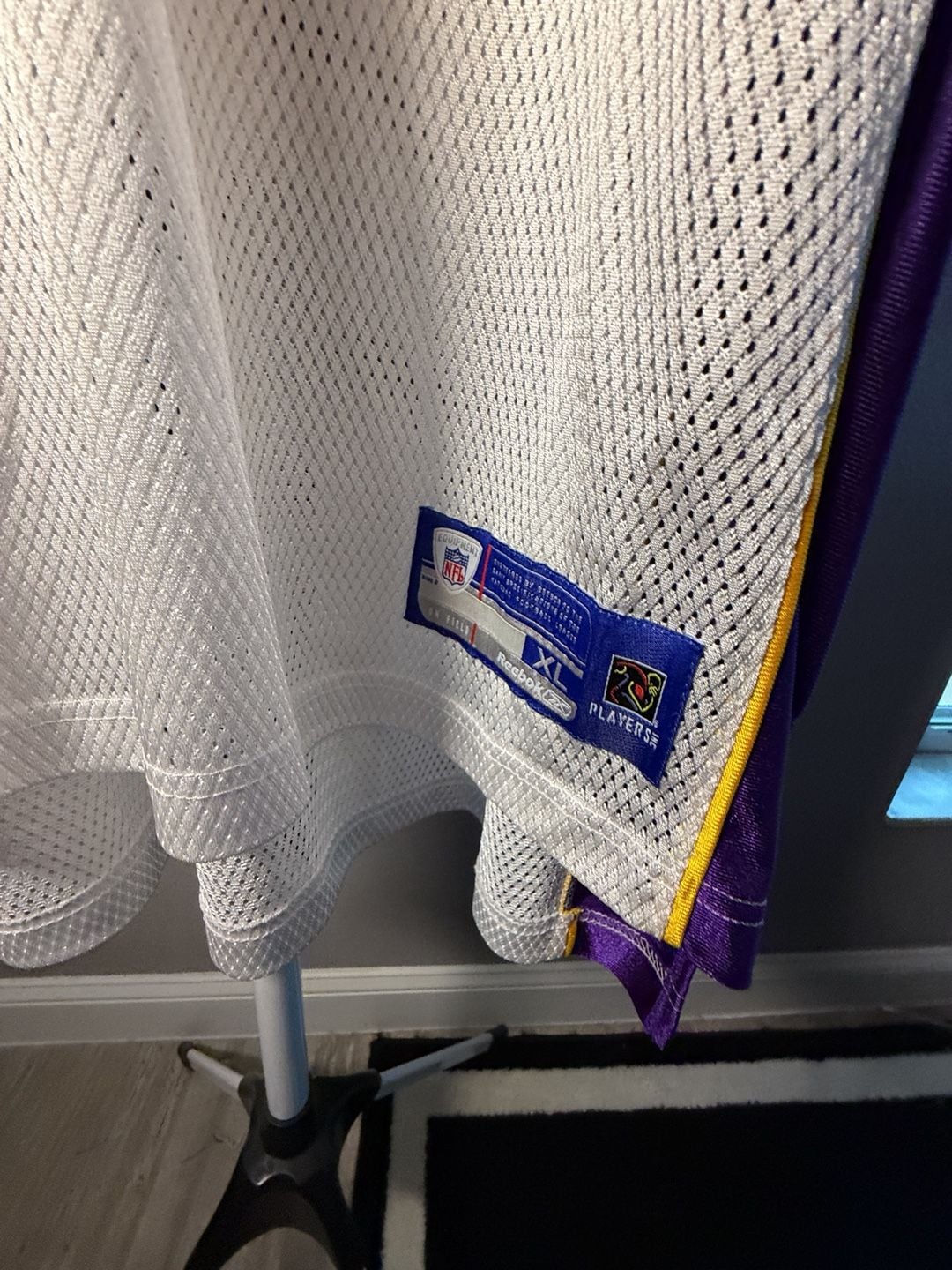 Reebok NFL Minnesota Vikings Jersey Size XL White 42 4