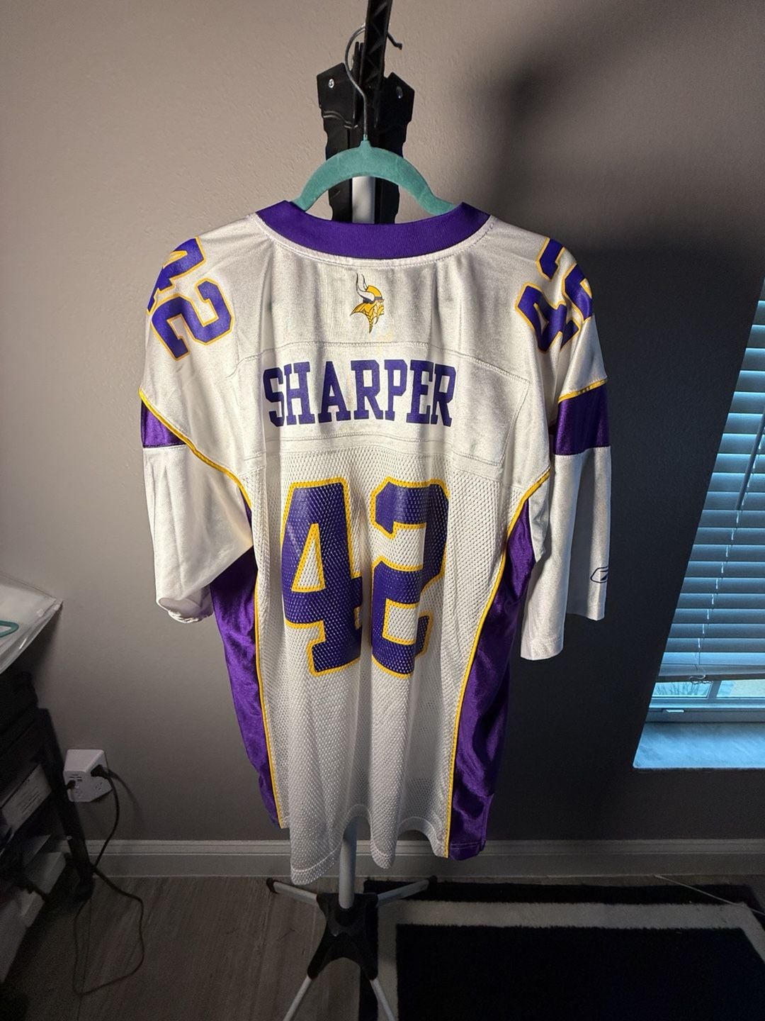 Reebok NFL Minnesota Vikings Jersey Size XL White 42 9