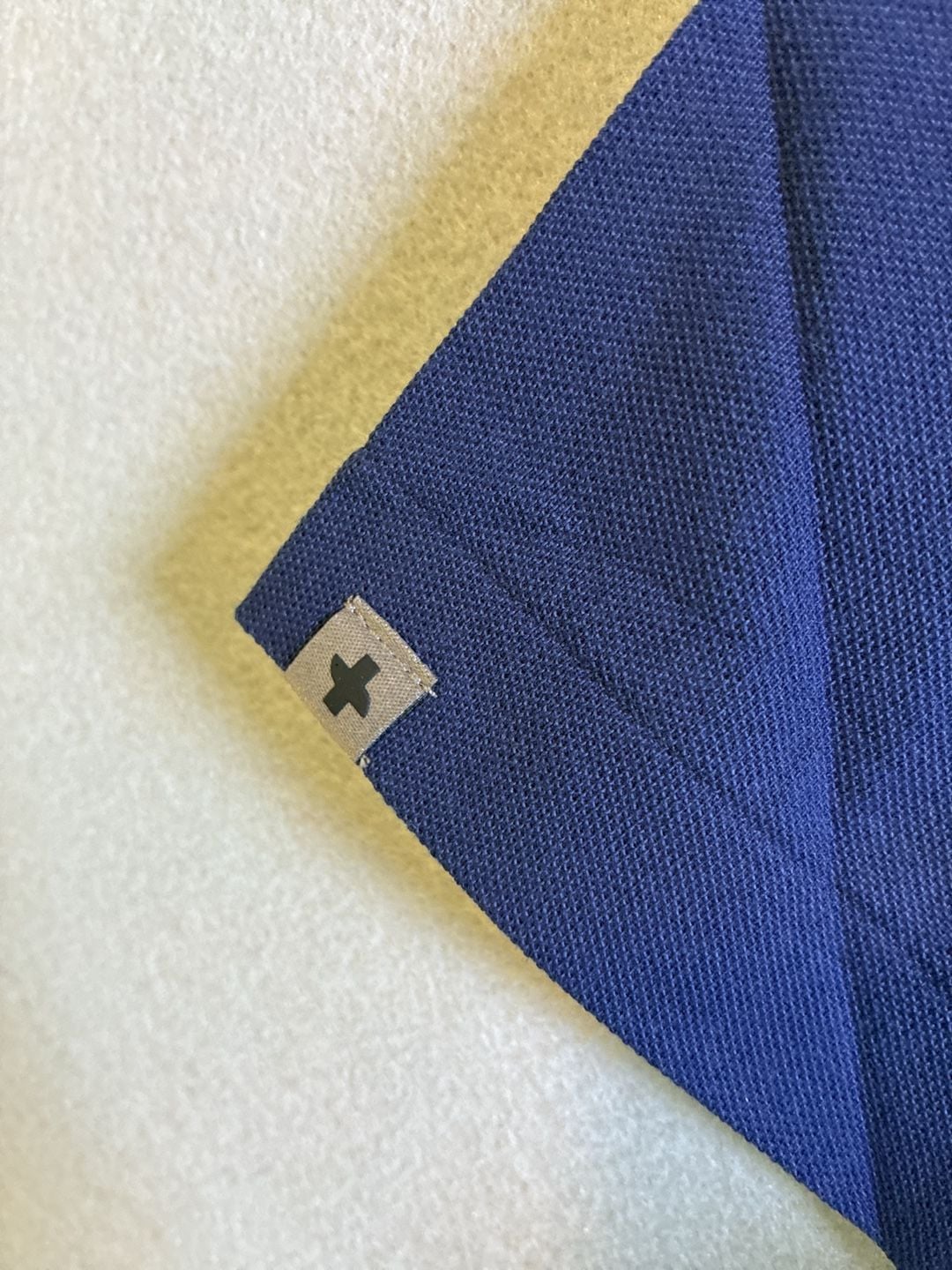 Figspro Technical Pique Scrub Polo Size L Navy Blue New With Tags 7