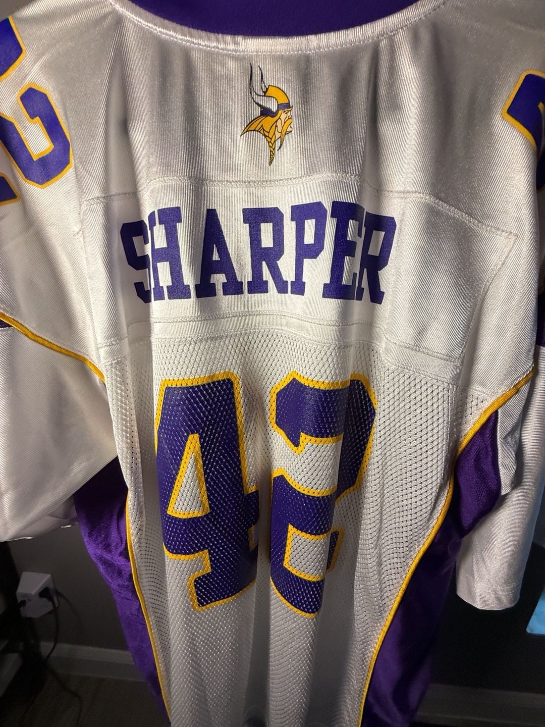 Reebok NFL Minnesota Vikings Jersey Size XL White 42 10