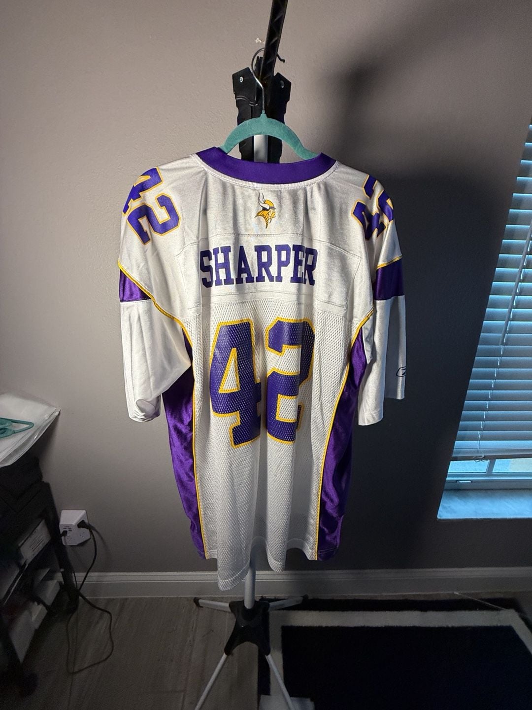 Reebok NFL Minnesota Vikings Jersey Size XL White 42 13