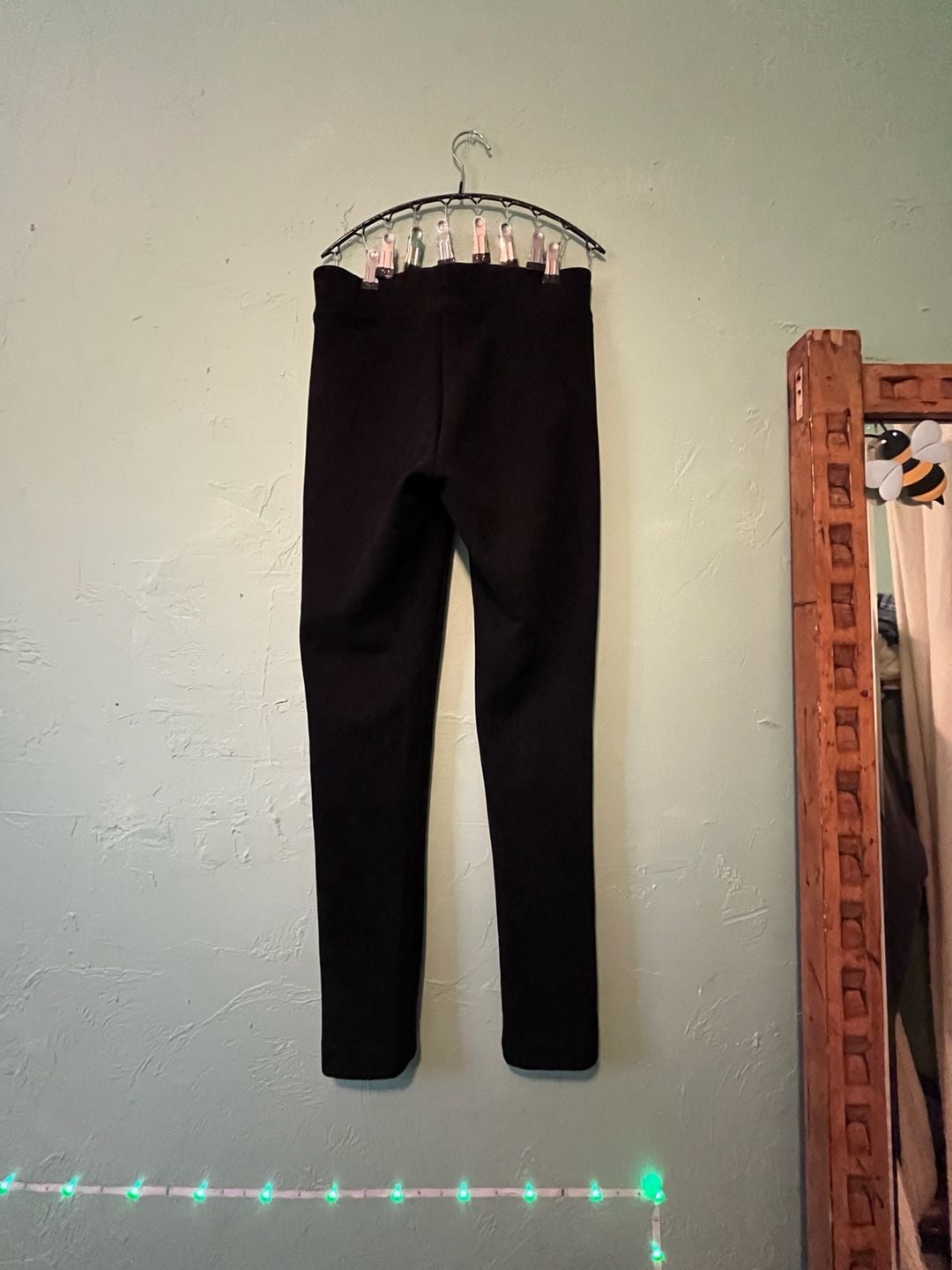 Andrew Marc Suede Pants Size XS Black Pull-On Leggings 4