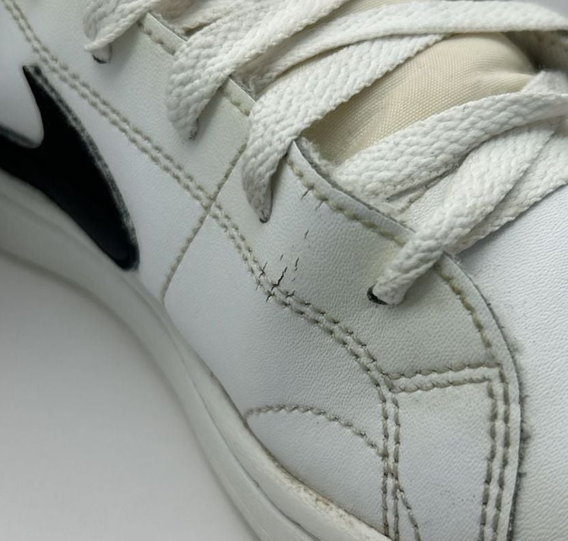 Nike Court Royale 2 Mid Mens Leather Sneakers 8 White Black CQ9179-100 8