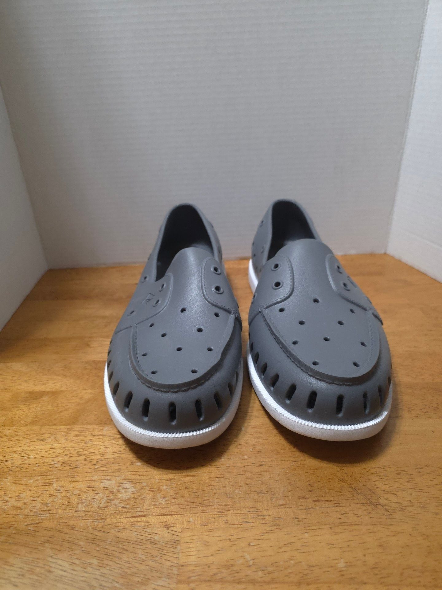 Sperry Authentic Original Float Boat Shoes Gray White 3