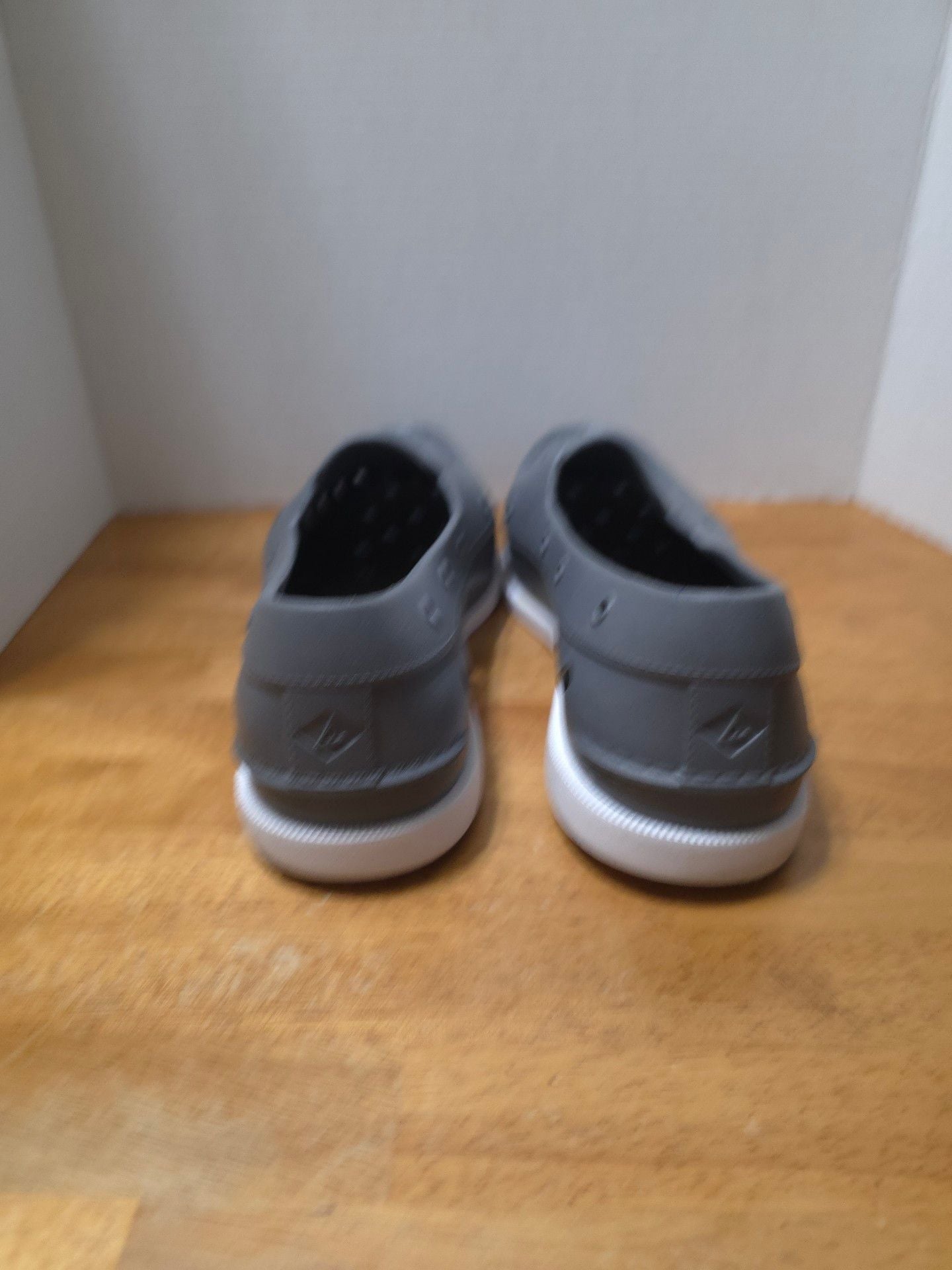 Sperry Authentic Original Float Boat Shoes Gray White 6