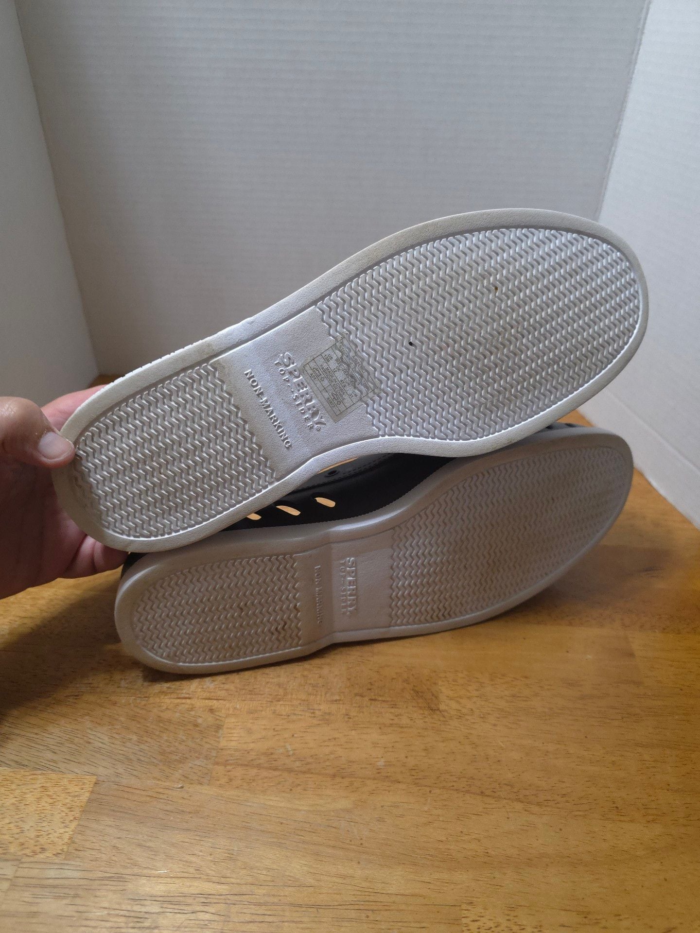 Sperry Authentic Original Float Boat Shoes Gray White 8