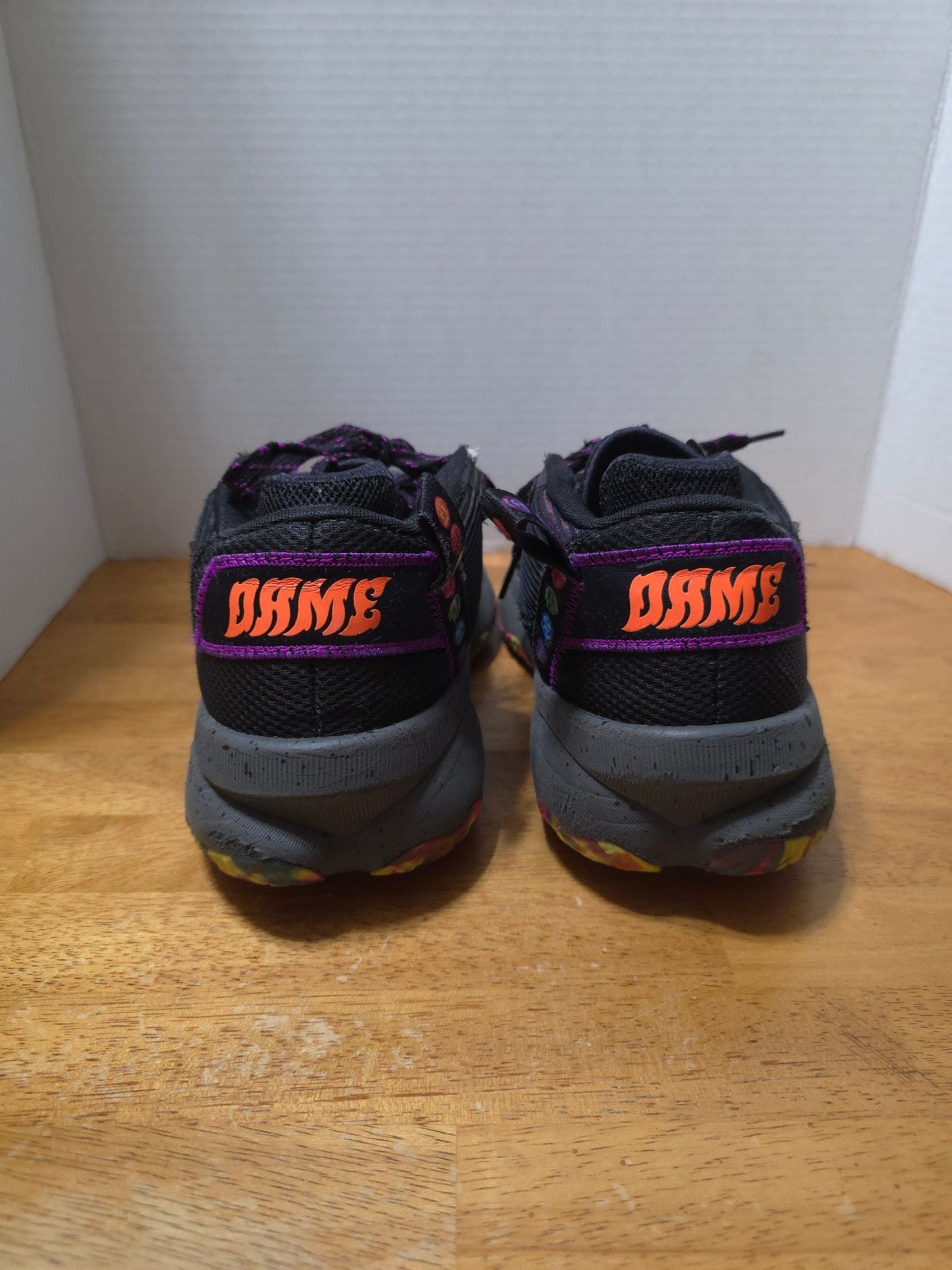 Adidas Dame 8 Big Mood Emoji Basketball Shoes Black 8