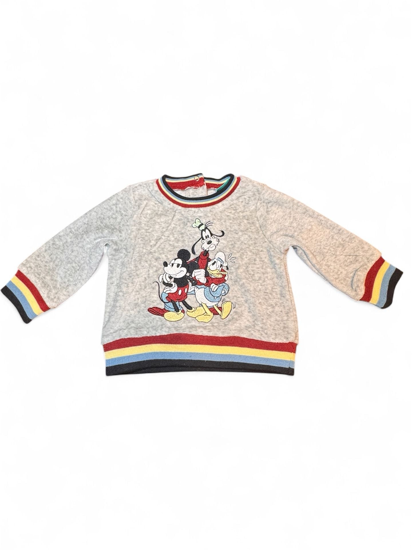 Disney Baby Mickey Goofy Donald 2 Piece Velour Outfit Set 6-9M NWT 2
