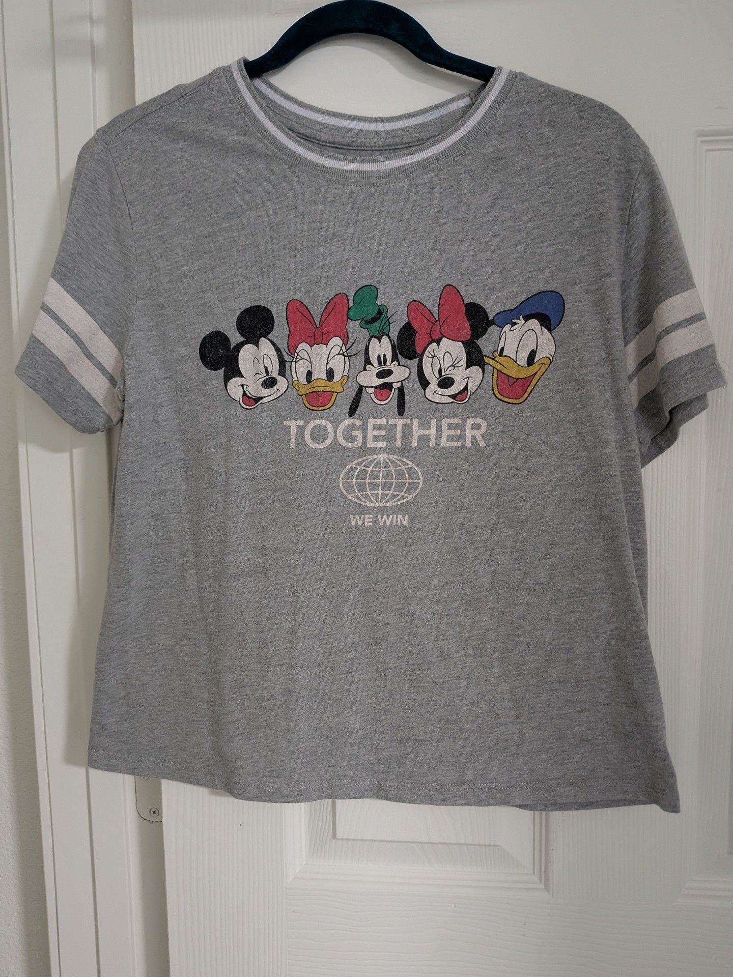 Disney Mickey and Friends Together T-Shirt Gray 1