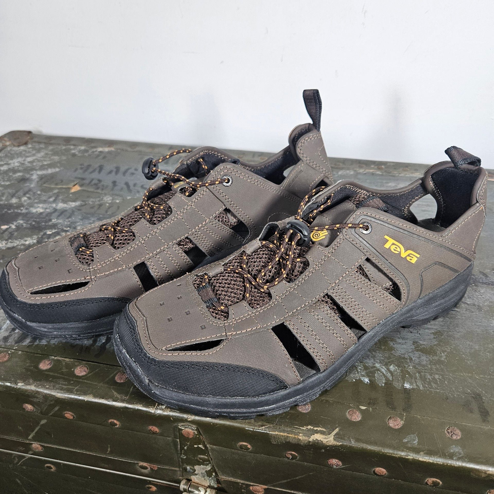 Teva Forebay Fisherman Hiking Sandals Brown 2