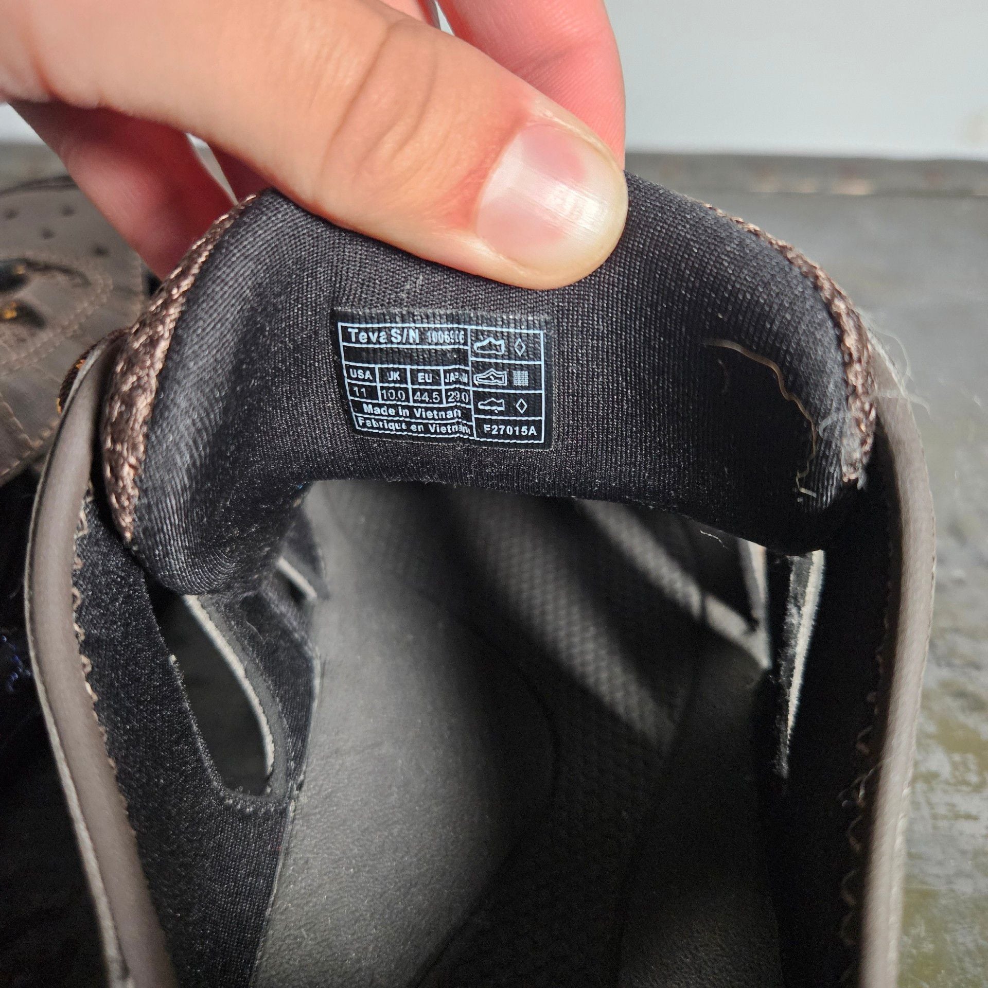 Teva Forebay Fisherman Hiking Sandals Brown 8