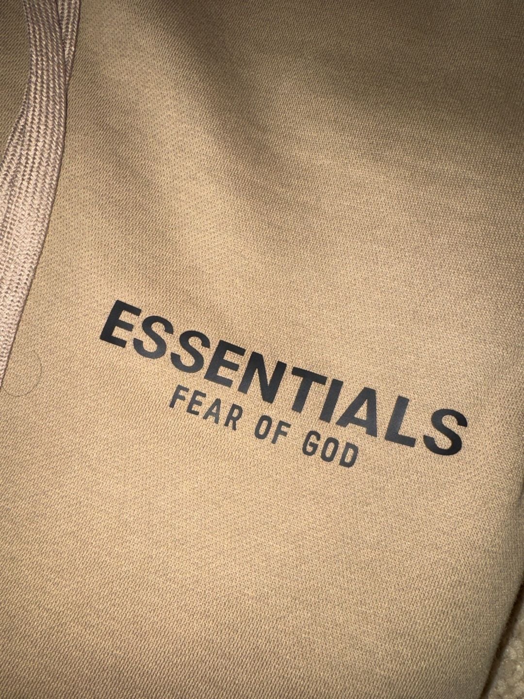 Fear of God Essentials Fleece Sweatpants Tan 2