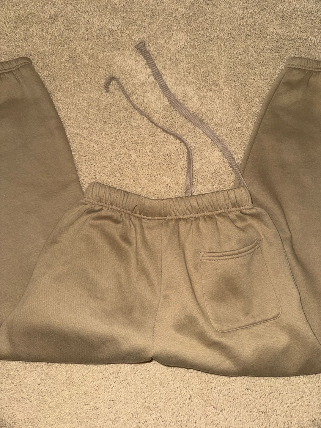 Fear of God Essentials Fleece Sweatpants Tan 5