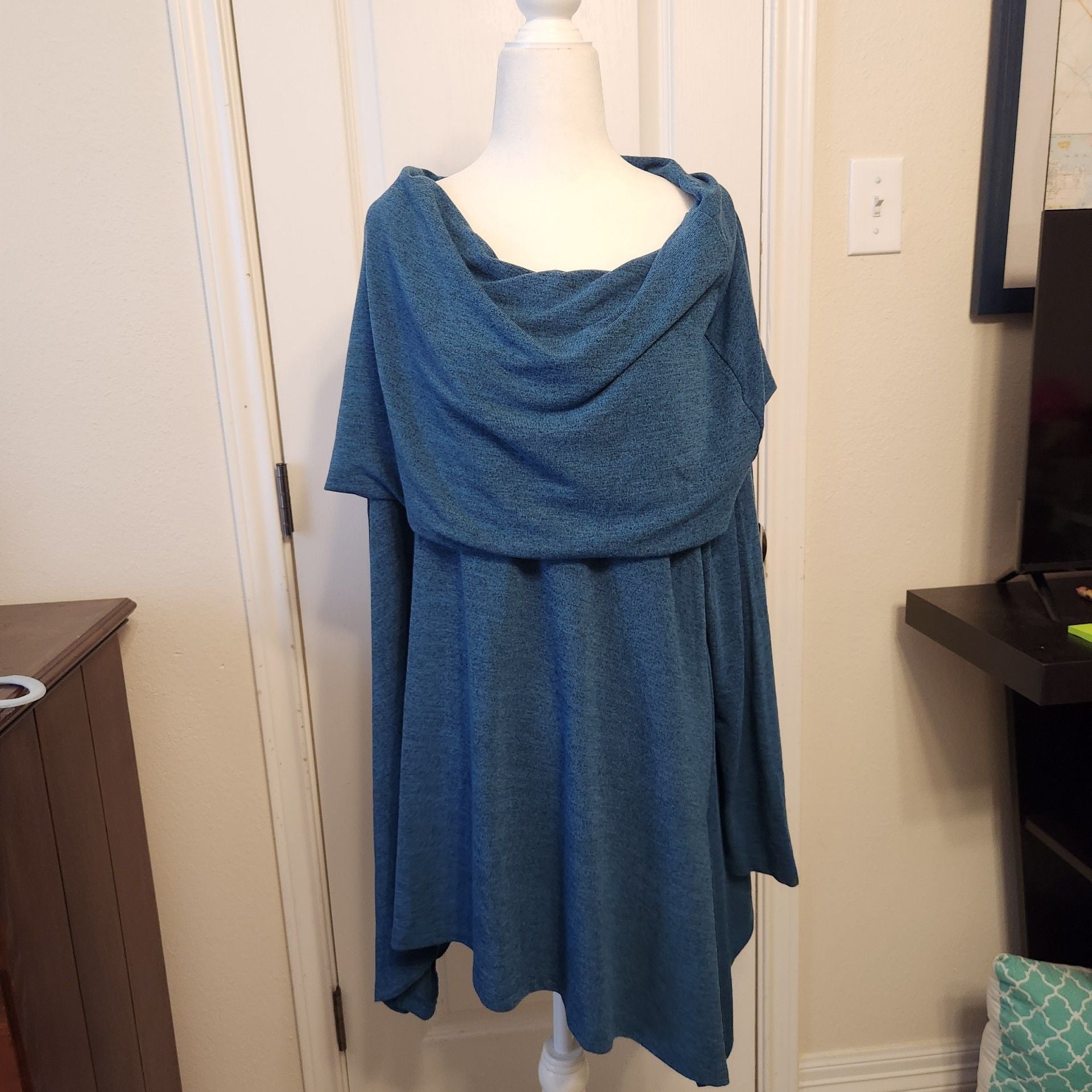 Lisa Rinna Collection Cowl Neck Tunic 1X 6