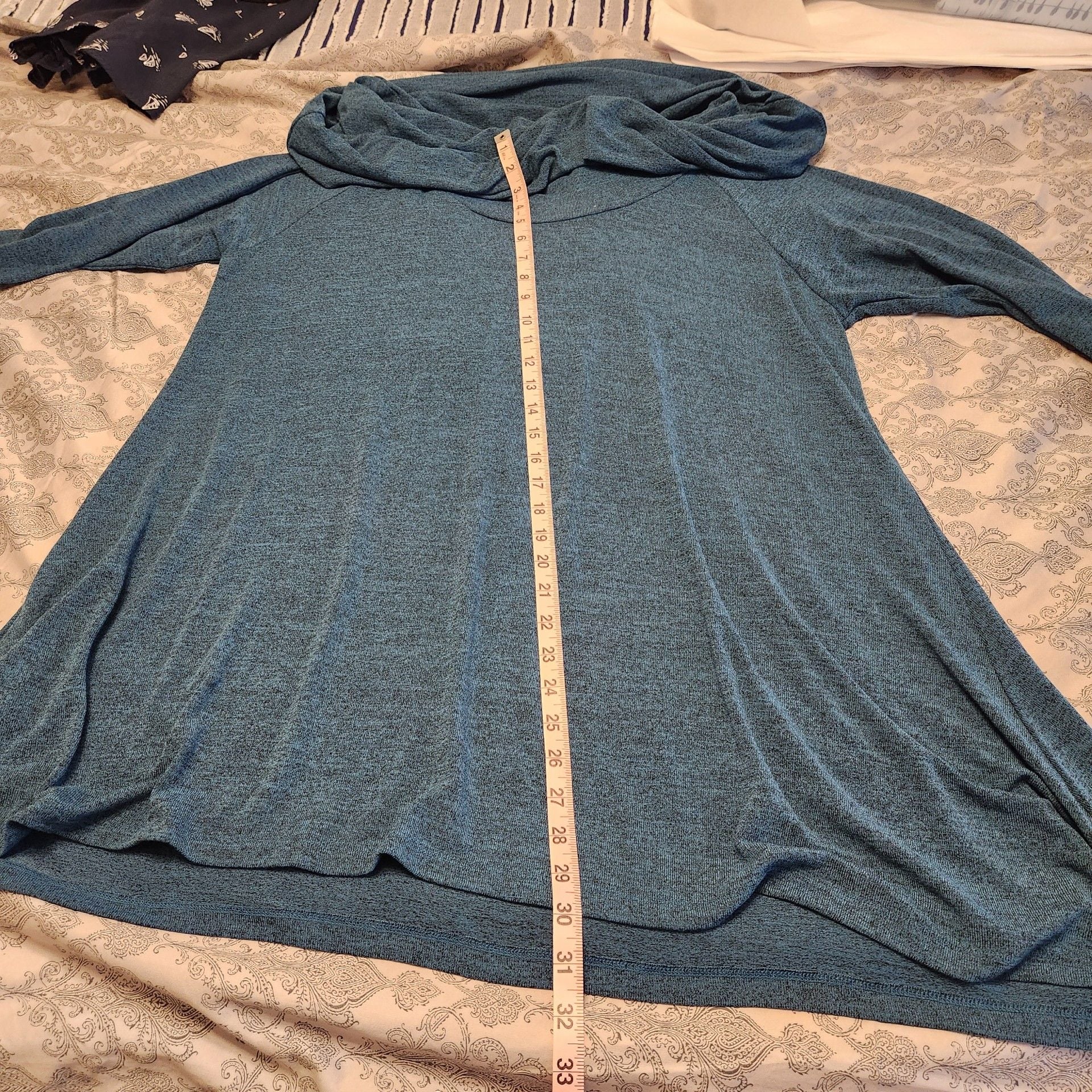 Lisa Rinna Collection Cowl Neck Tunic 1X 8