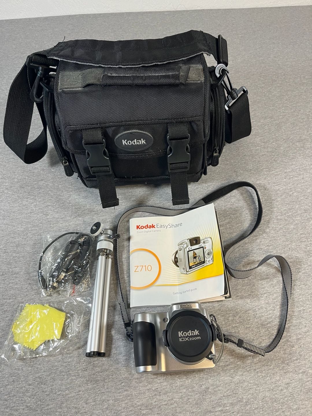 Kodak EasyShare Z710 Digital Camera Bundle with Bag, Tripod , Book & 12v cable 1