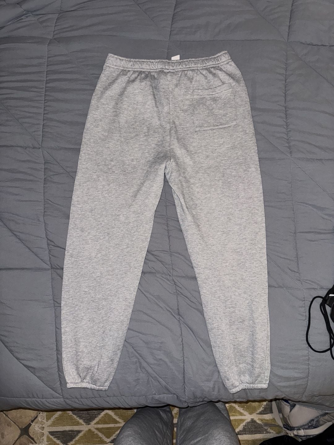 Fuge Worldwide Sweatpants Size XL Grey Barbwire Graphic 6