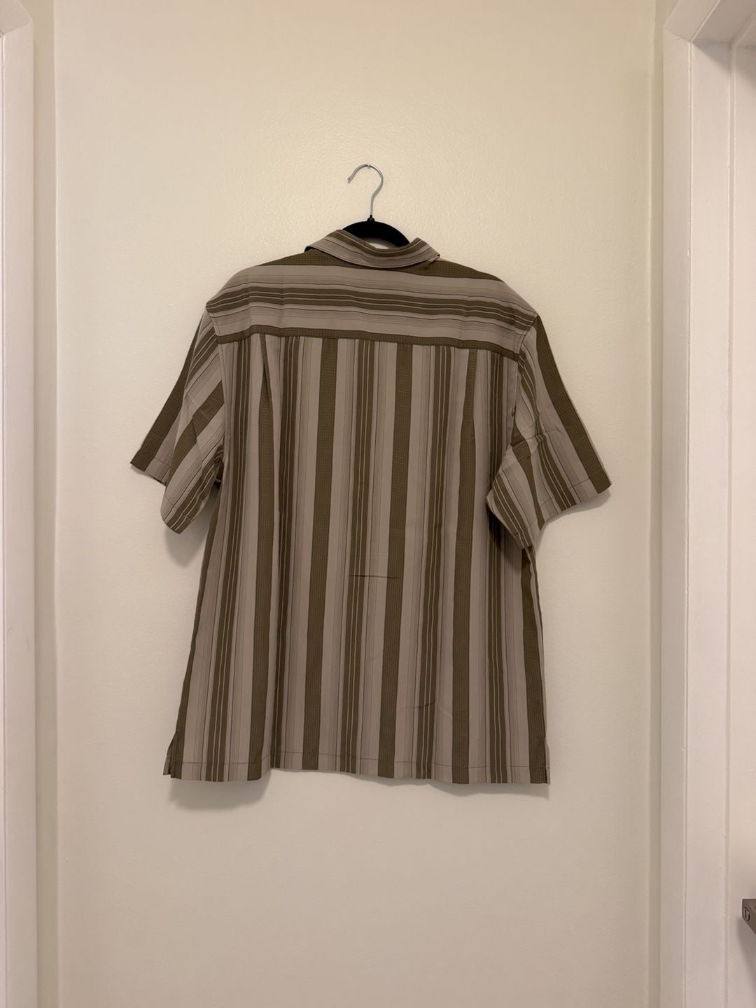Havanera Co. Striped Short Sleeve Button-Down Shirt Size L 3