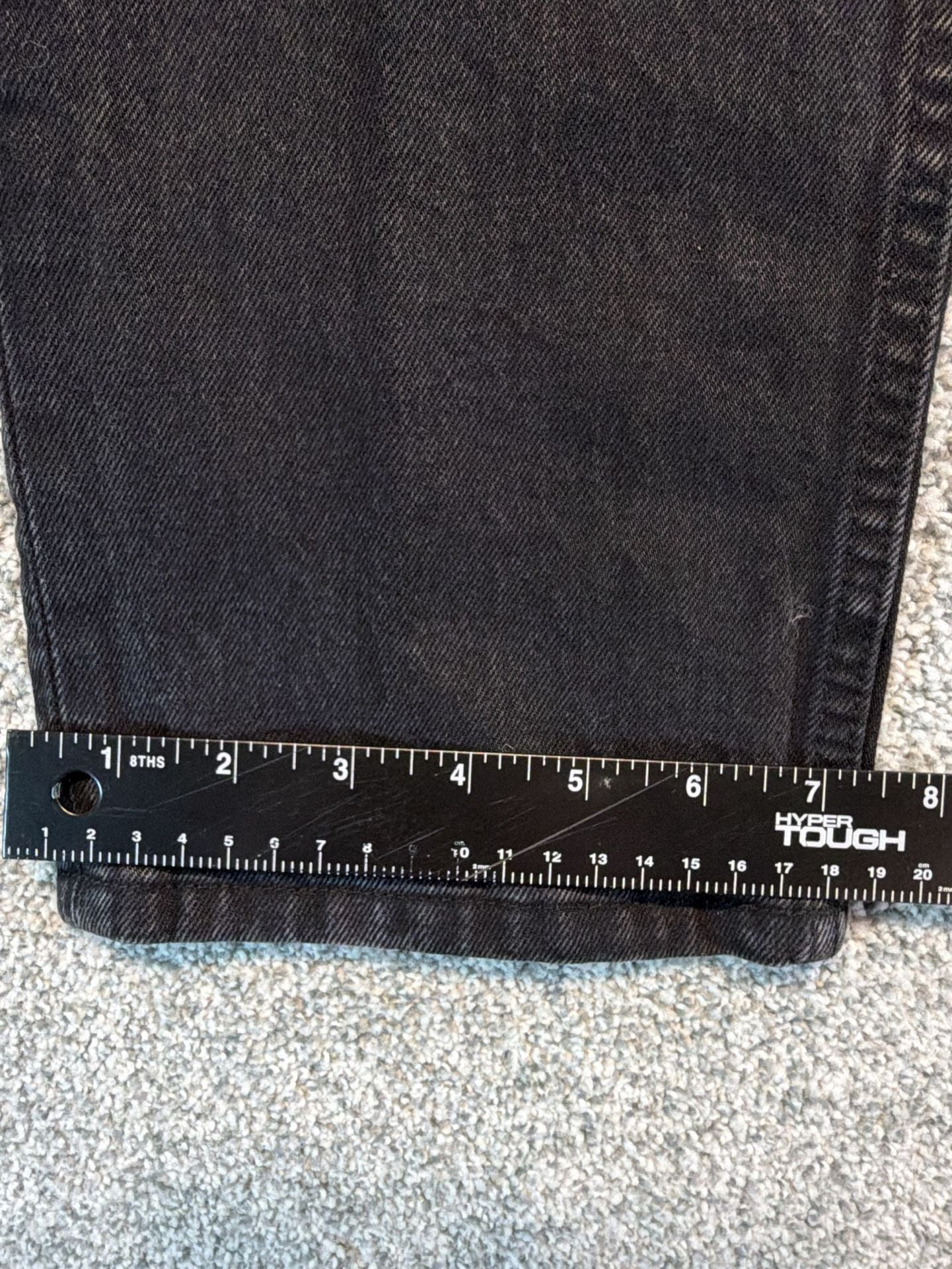 Abercrombie & Fitch The 90s Straight Ultra High Rise Size 28R Black Jeans 8