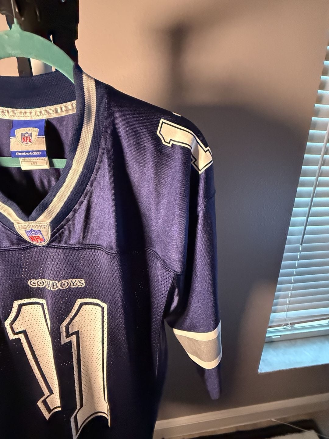 Reebok Dallas Cowboys Roy Williams 11 Jersey Size M Blue NFL 6
