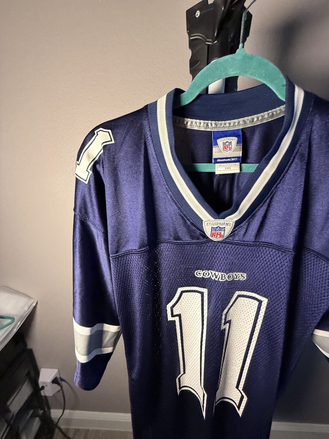 Reebok Dallas Cowboys Roy Williams 11 Jersey Size M Blue NFL 7