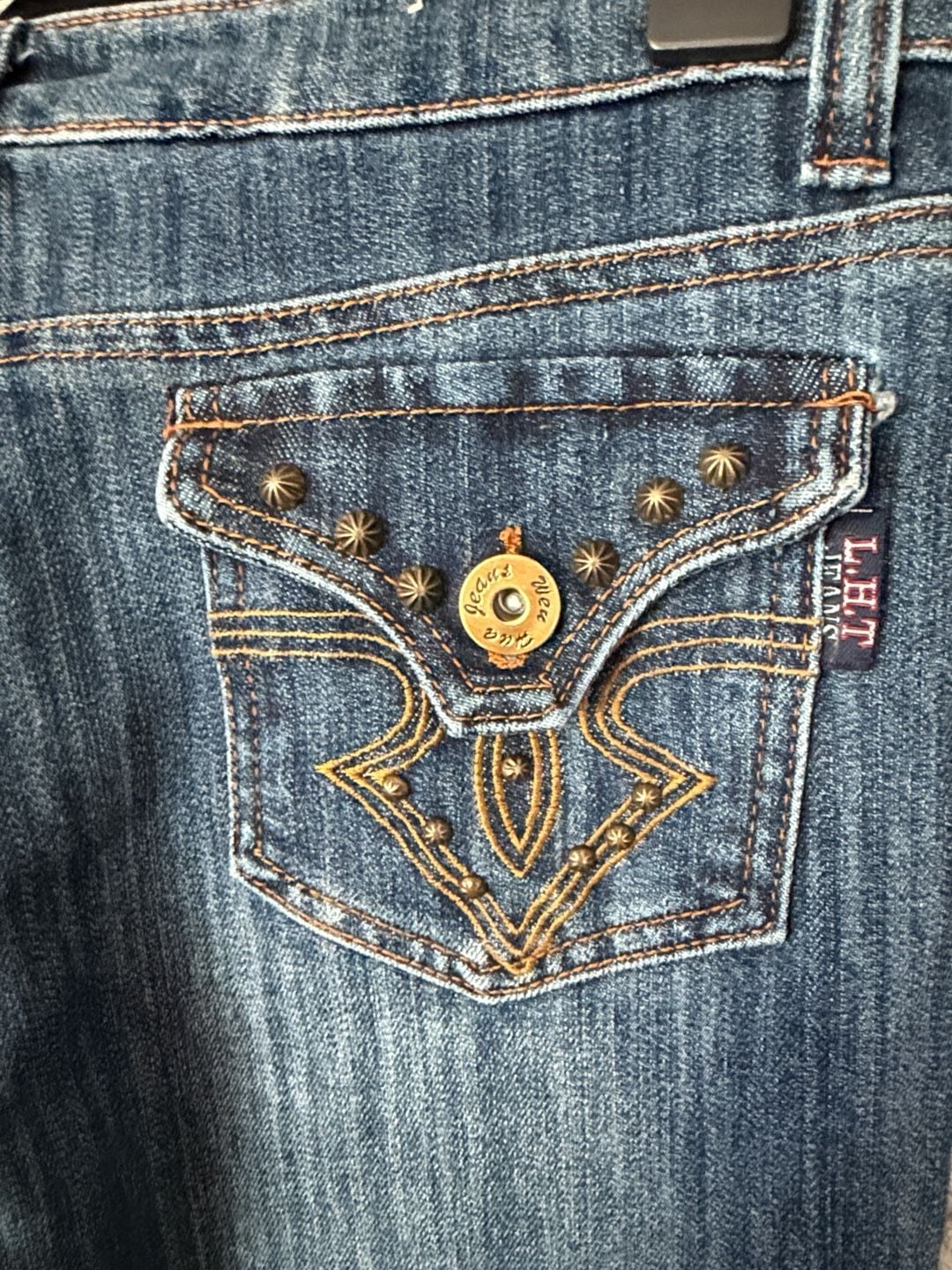 904 Lanhaitun Blue Jeans Size 16 6