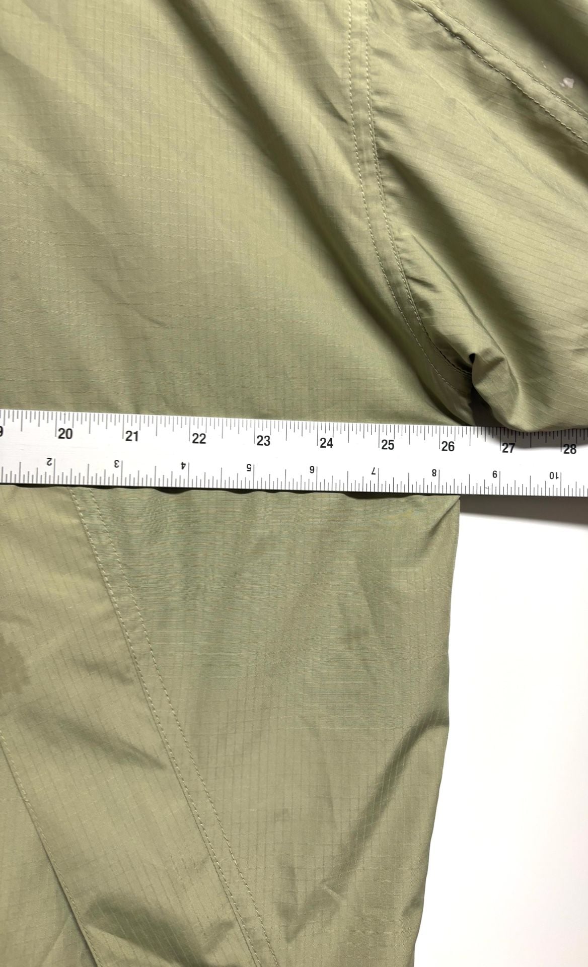 Reebok Hooded Jacket Size XL Khaki Windbreaker 8