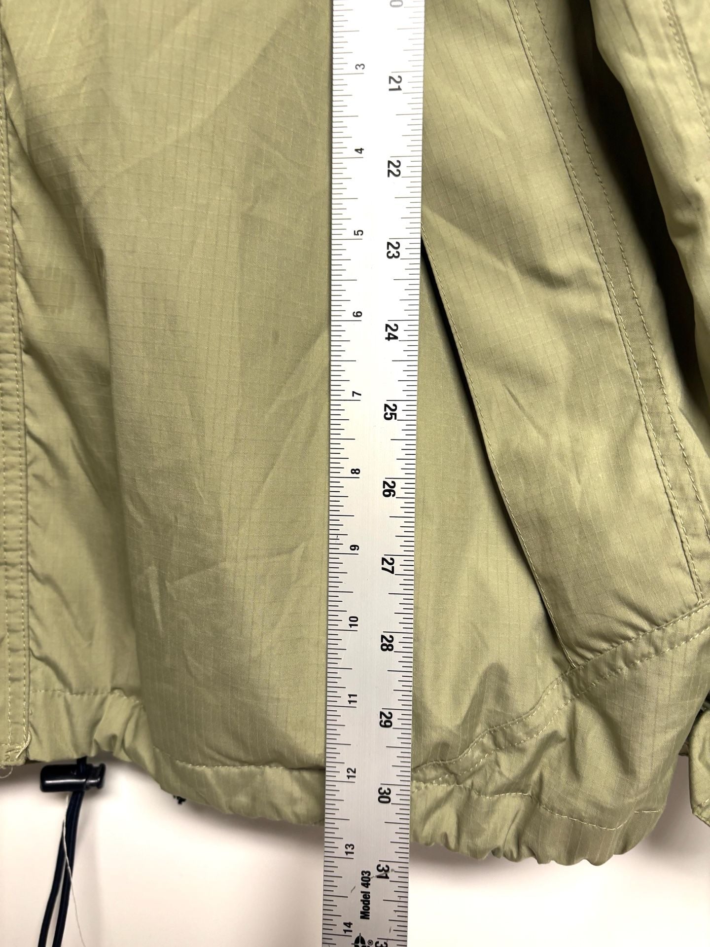 Reebok Hooded Jacket Size XL Khaki Windbreaker 9