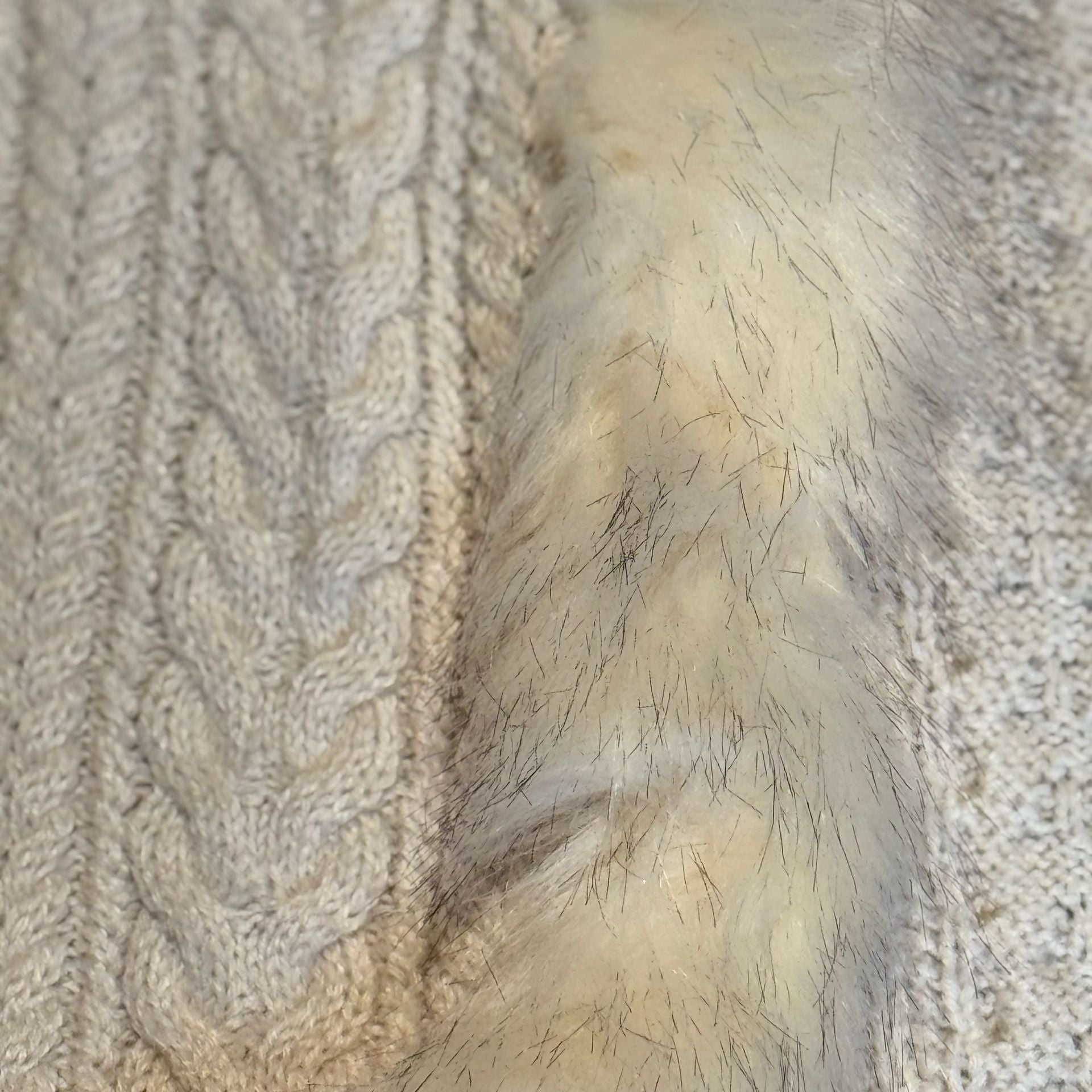 Shyanne Women’s L Cream Cable Knit Faux Fur Vest Western Cowgirl NWOT 5