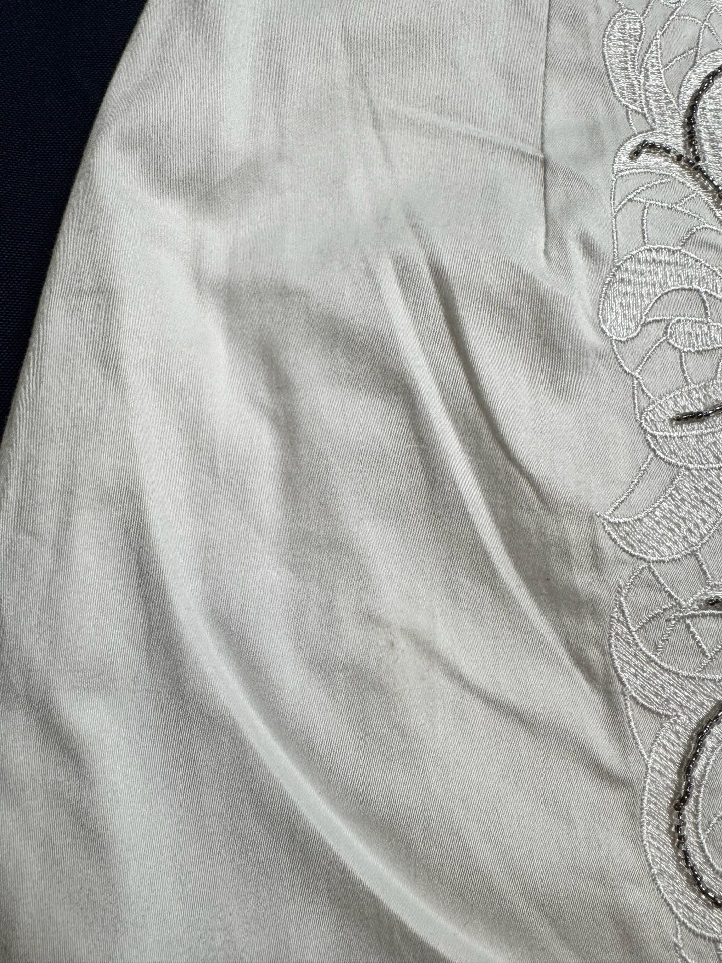 White House Black Market Strapless Embroidered Cutwork Dress 2 Ivory Bridal 11