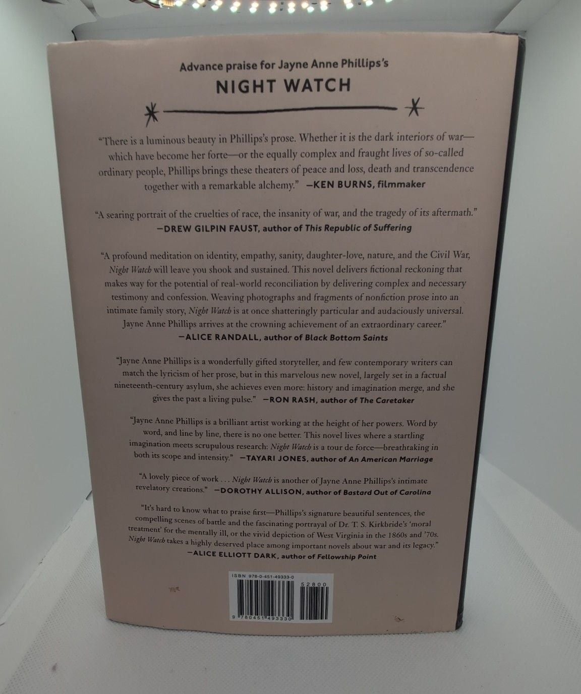 Knopf Night Watch by Jayne Anne Phillips Hardcover Novel Winner Pulitzer Prize 2